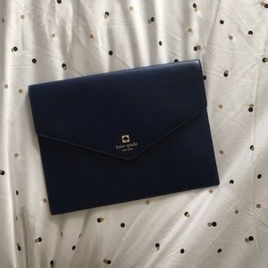 Kate Spade New York Dark Blue Envelope Clutch